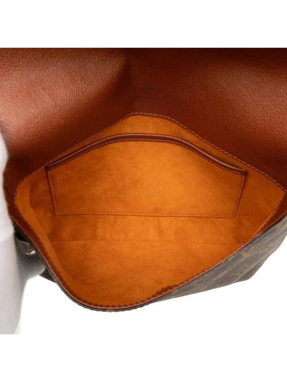 Louis Vuitton Monogram Musette Tango Short Shoulder Bag Brown Leather